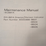 Bendix DH-861A Horizon Gyro Service Manual.