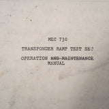 MEC Kustom JcAir MEC 730 Operation Manual.