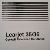 LearJet 35 and LearJet 36 Cockpit Reference Handbook.