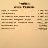 Sikorsky S-76B Pre-Flight Post-Flight Inspection Checklist.