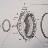 Original 1943 Wright Cyclone 9GC aka GR-1820-G200 Engine Overhaul Manual.