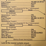 Embraer EMB-145 , EMB-135 QRH Quick Reference Handbook, United States.