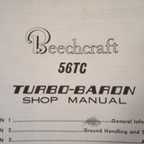 Beechcraft Baron 56TC Parts Manual.
