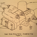 Crane Dual Gain Power Brake Relay Valve 38-691-1 Service Parts Manual.