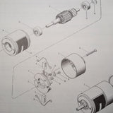 Barber-Colman FYLM 23800-2 Permanent Magnet Drive Motor Overhaul Instructions Manual.  Circa 1961.