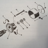 Barber-Colman DYLM 43400-13 Split Series Drive Motor Overhaul Instructions Manual.  Circa 1968.