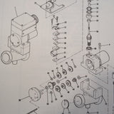Barber-Colman BYLB 9304-10 & 9304-11 Electro Mechanical Rotary Valve Overhaul Instructions Manual.  Circa 1968.