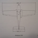 Beechcraft Bonanza E33 Owner's Manual.