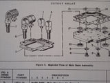 Hartman Electrical Reverse Current Cutout Relay A-700AP & A-718AP Parts Manual.