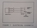 Custom Component Switches Gage Pressure Switch 8G361 Overhaul Manual.  Circa 1969.