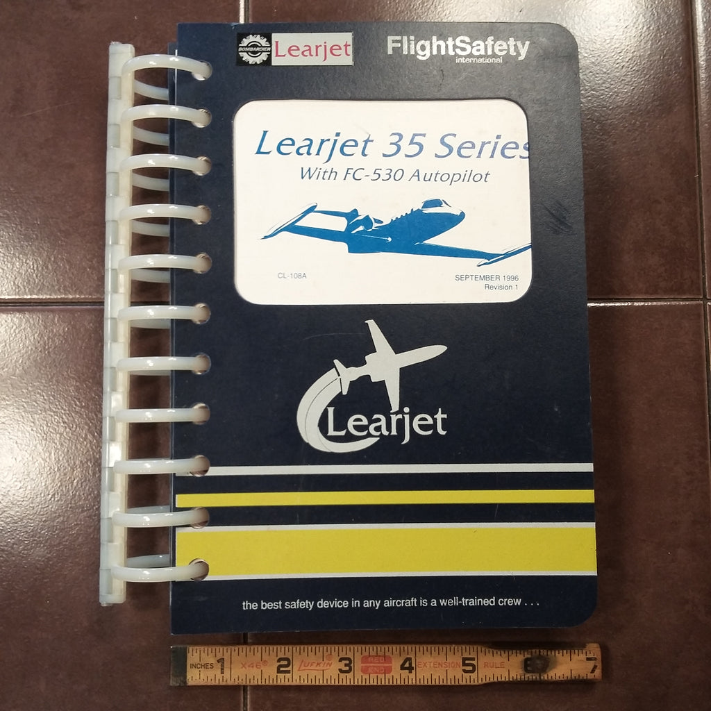 Bombardier Learjet 35 Series with FC-530 Crew Checklist & QRH