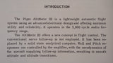 Operating Manuel for Piper Altimatic III with Glideslope Coupler.