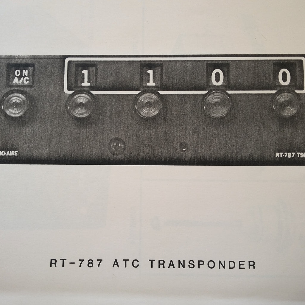 Edo RT-787 and RT 887 Transponders Install Manual.