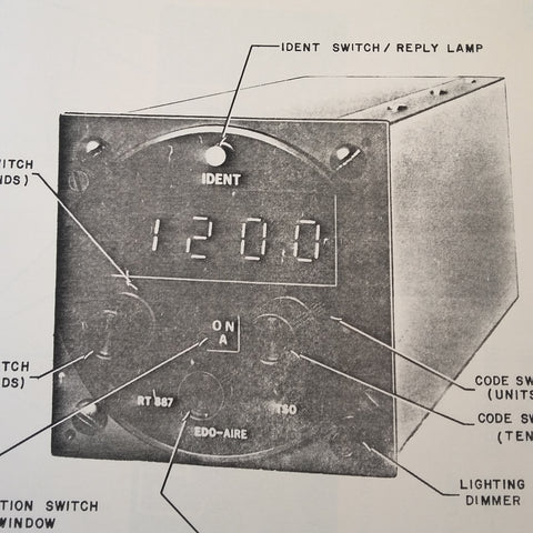 Edo RT-787 and RT 887 Transponders Install Manual.