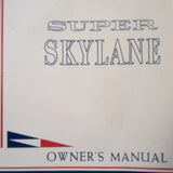 1966 Cessna Super Skylane Owner's Manual.