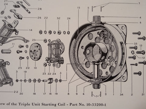 Bendix Coils Bendix Scintilla Triple Unit Starting Coil Booster Coils Service & Par ...