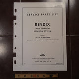 Bendix Scintilla Ignition on Pratt & Whitney R-4360 WASP MAJOR Parts Booklet.