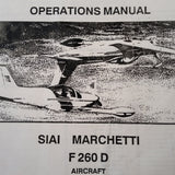 Agusta SIAI Marchetti F260D Aircraft Operations Manual.