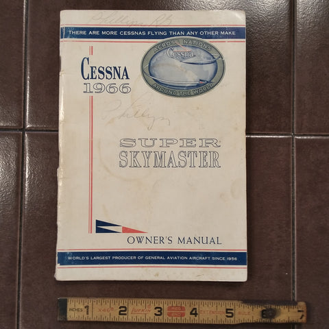 1966 Cessna Super SkyMaster Owner's Manual.