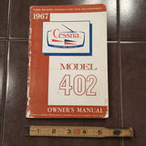 1967 Cessna Model 402 Owner's Manual.