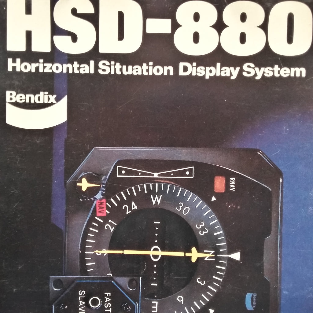 Bendix HSD-880 Pilot's Guide Manual.