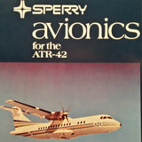 Sperry Avionics in ATR-42 Original Sales Brochure, Tri-Fold,, 8.5 x 11".