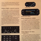 Sperry Avionics in BAe 800 Original Sales Brochure, 4 page,, 8.5 x 11".