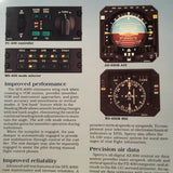 Sperry Avionics in Super King Air 300 Original Sales Brochure, 4 page,, 8.5 x 11".