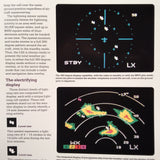 Sperry Avionics LSZ-850 Lightning Sensor Original Sales Brochure, 4 page,, 8.5 x 11".