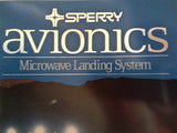 Sperry Avionics MLS -900 Microwave Landing System Original Sales Brochure, 4 page,, 8.5 x 11".