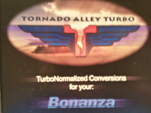 Tornado Alley Turbo Conversion for Bonanza Original Brochure Folder,  loose items.