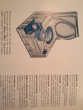 Sherwood Products "Clean-Flush" Toilet Original Sales Brochure, 4 page , 8.5 x 11".