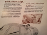Fairchild Swearingen Merlin IIIC "Decision Maker" Original Sales Brochure Booklet, 8 page, 8.5 x 11".