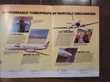Fairchild "Our Time Has Come" Original Sales Brochure, Quad-Fold  8 x 11.25".