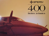 Sperry 400 Avionics Original Sales Brochure, Tri-Fold, 8.5 x 11".