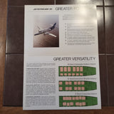Jetstream 31 "Head & Shoulders" Original Sales Brochure 4 page , 8.25 x 11.75".