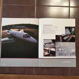 Sabreliner "A Better Choice" Original Sales Brochure Booklet, 18 page  8.5 x 11".