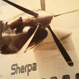 Shorts Sherpa "Selected By Air Force" Original Sales Brochure Booklet, 30 page  8.25 x 11.75".