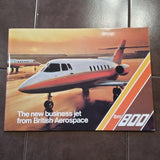 British Aerospace 125 800 Original Sales Brochure Booklet, 16 page , 8.25 x 11.75".