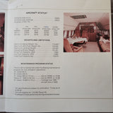 Executive Boeing 727-100 Original Sales Brochure, TriFold, 8 x 8.5".