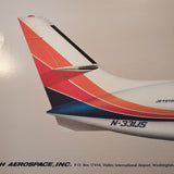 1983 Jetstream 31 "Why Settle" Original Sales Brochure , 4 page, 8.25 x 11.75".