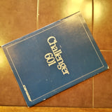 Canadair Challenger 601 Original Sales Brochure , 8.5 x 11".