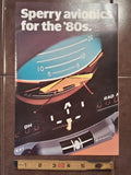 Sperry "for the 1980s" Original Sales Brochure, Quad-Fold, 7.5 x 11".