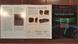 Sperry FMS Flight Management System Original Sales Brochure, Tri-Fold, 8.5 x 11".