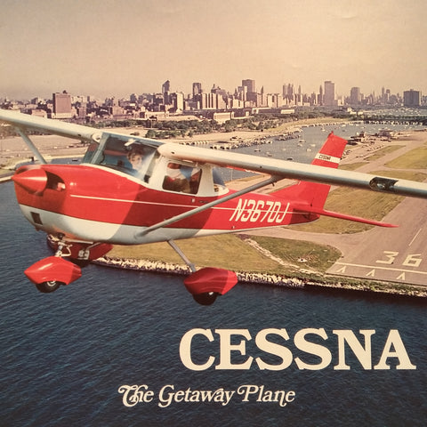 The Getaway Plane Cessna 150 Original Sales Brochure Booklet, 12 page, 8.5 x 11".