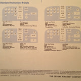 Original 1980 Cessna Stationair 8 & Turbo Stationair 8 Aircraft & Accessory Price List Brochure. 4 page, 8.25 x 10.75".