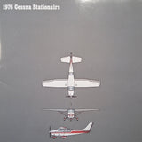 1976 Cessna Stationairs Original Sales Brochure Booklet, 26 page, 8.5 x 8.5".