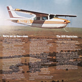 1976 Cessna 210 Centurion & Centurion II Original Sales Brochure Booklet, 16 page, 8.5 x 8.5"