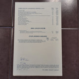 Original 1973 Cessna 182 Aircraft & Accessory Price List Brochure. 4 page, 5.5 x 8.5".