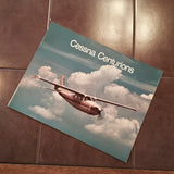 Cessna Centurions Original Sales Brochure Booklet, 16 page, 8.5 x 11".